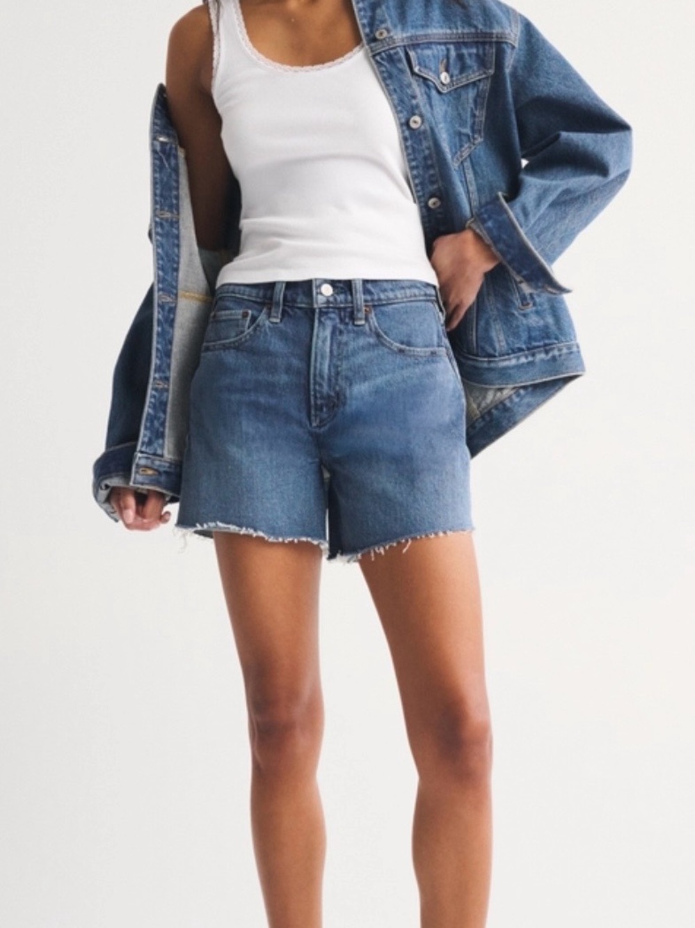 Abercrombie & Fitch High Rise Dad Short